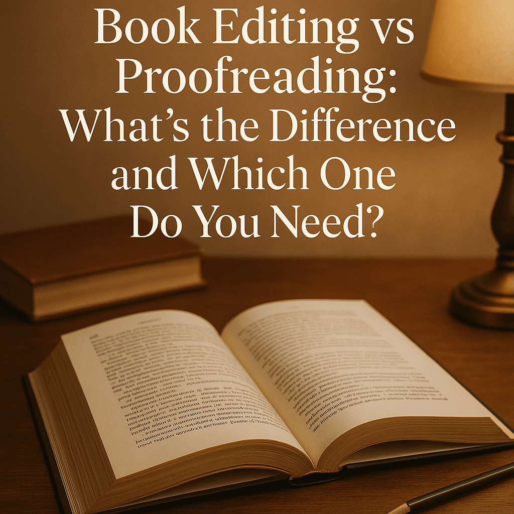 Book Editing vs Proofreading